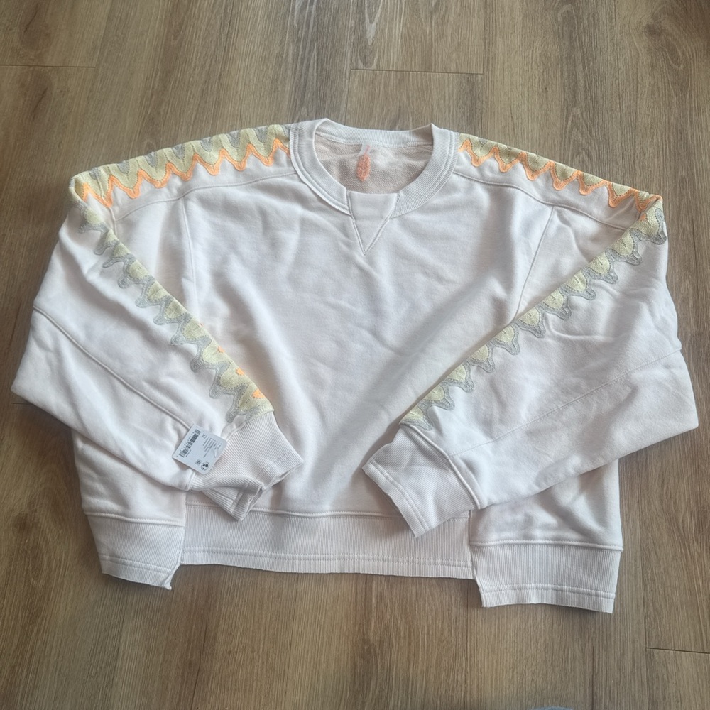 Colorful Sleeve Sweatshirt